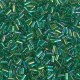 Miyuki Bugles 3mm kralen Transparent green ab BGL1-179